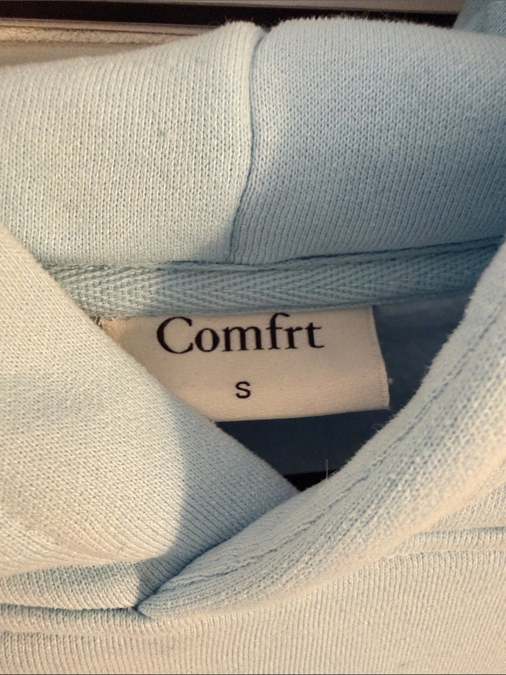 Comfort Collection Pastel Blue Hoodie - Picture 2 of 2